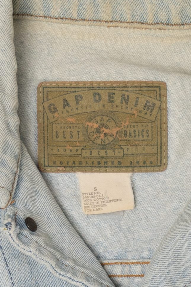 Vintage Distressed Gap Denim Jacket (1990s)