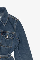 Vintage Levi's Full Zip With Belt Denim Jacket (1990s)