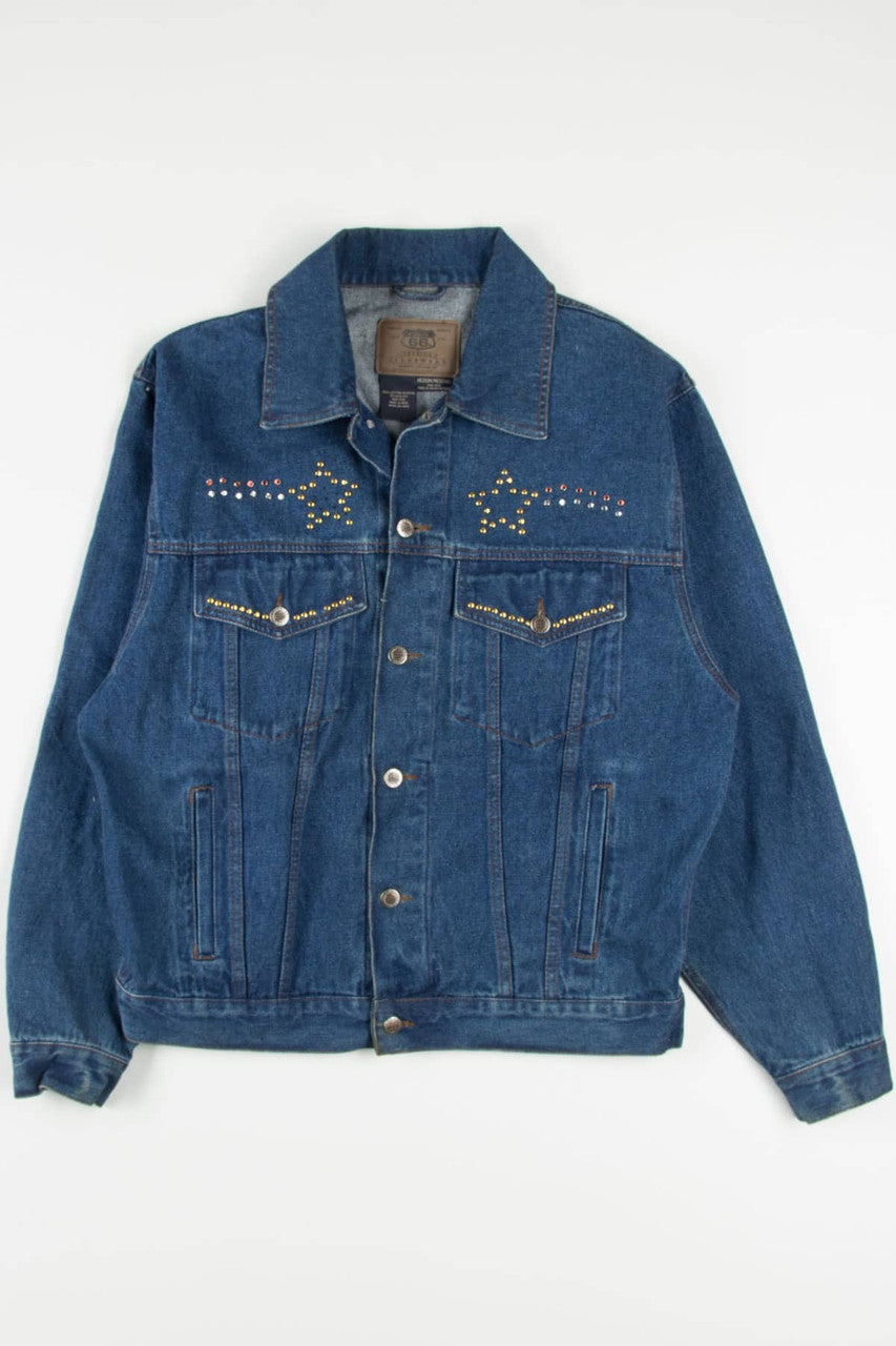 Route 66 Bedazzled Denim Jacket