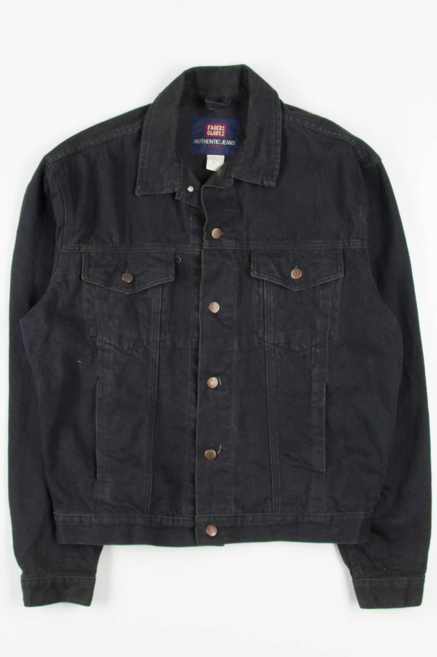 Black Faded Glory Denim Jacket 1365