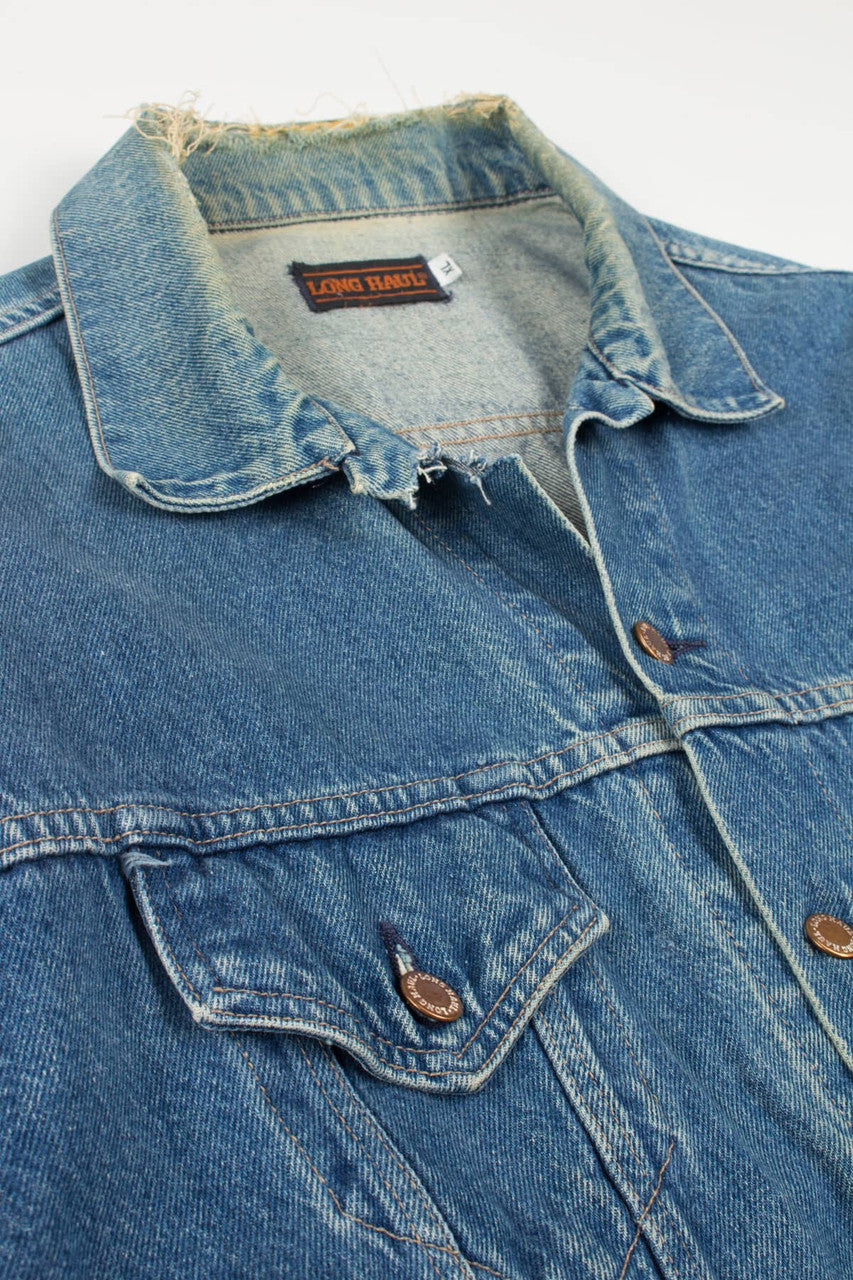 Cowboy Patch Denim Jacket 1366