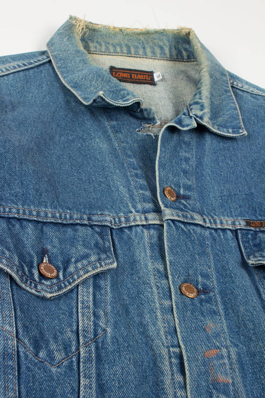 Cowboy Patch Denim Jacket 1366