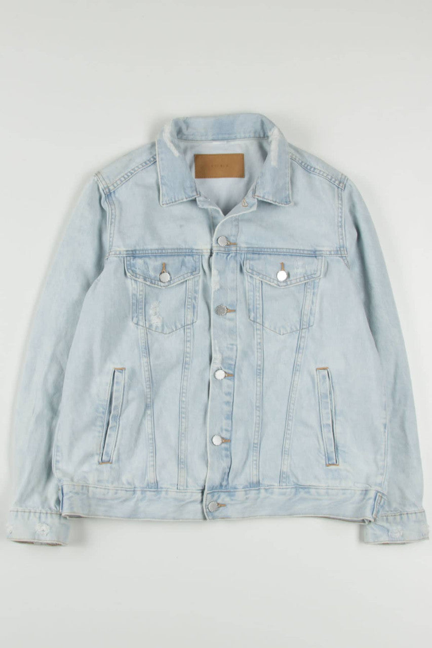 Distressed Denim Jacket 1373
