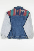 Vintage Inset Blanket Detail Denim Jacket 1386