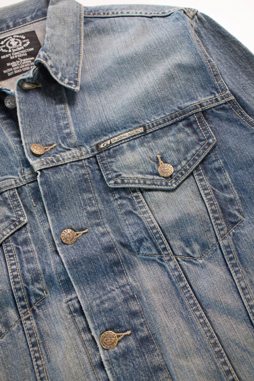 Fading Wash Denim Jacket