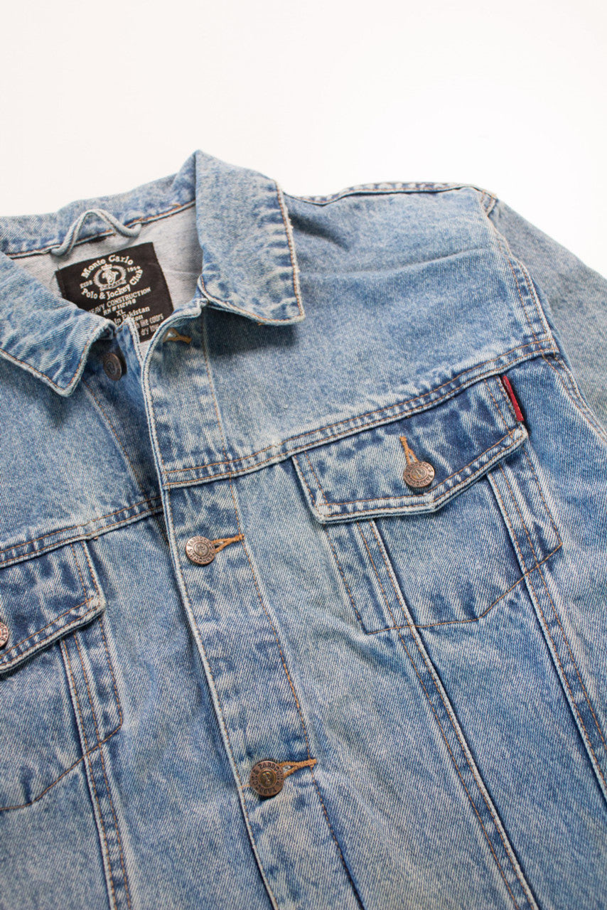 Vintage Monte Carlo Polo & Jockey Club Denim Jacket (1990s) 3