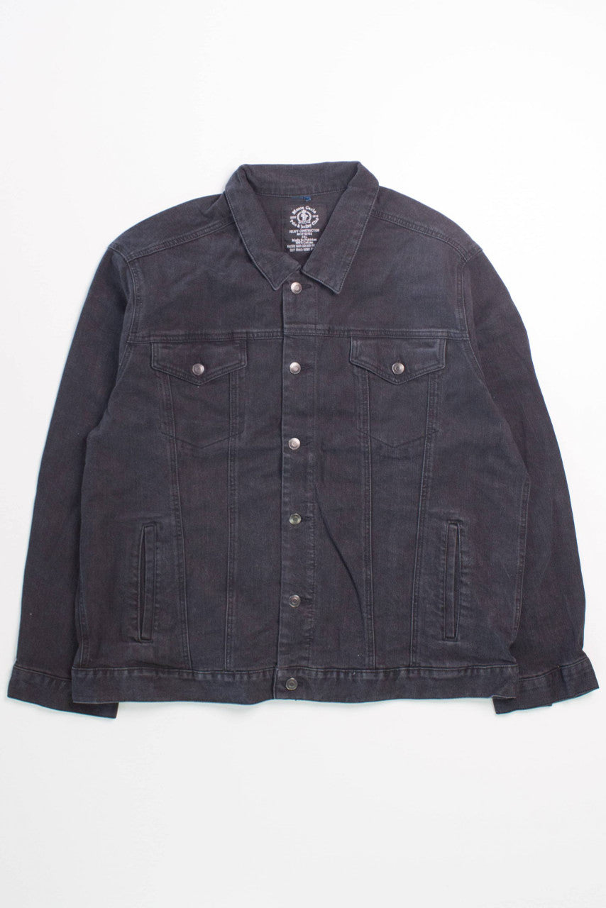 Black Denim Trucker Jacket