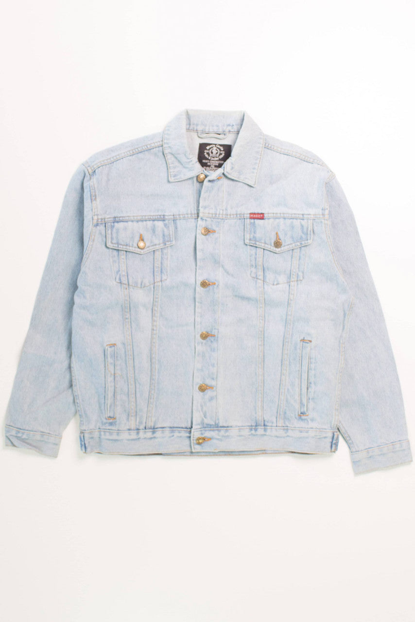 Light Wash Denim Trucker Jacket