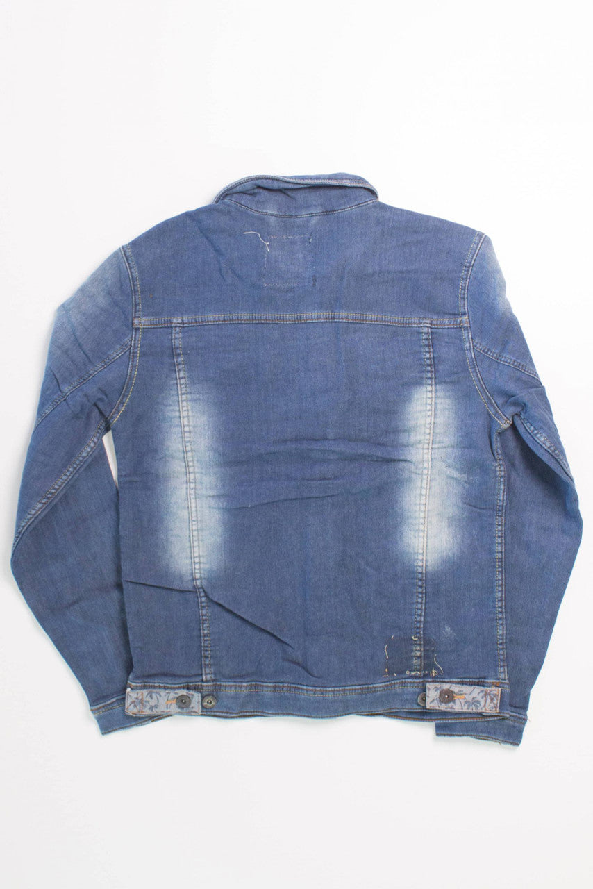 Y2K Faded Denim Jacket