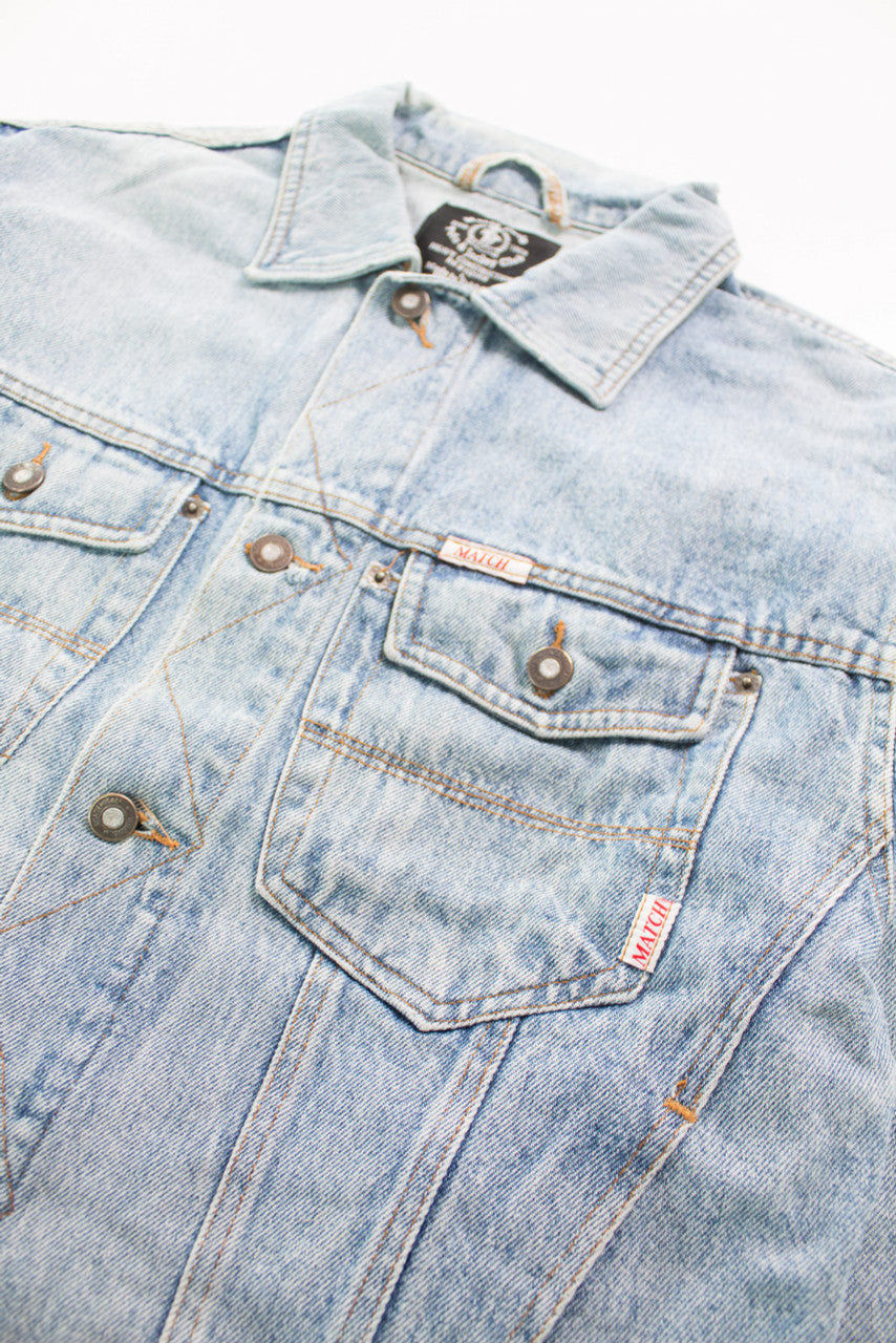 Vintage Monte Carlo Polo & Jacket Club Denim Jacket (1990s)