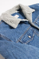 Vintage Sherpa Lined Denim Jacket 1