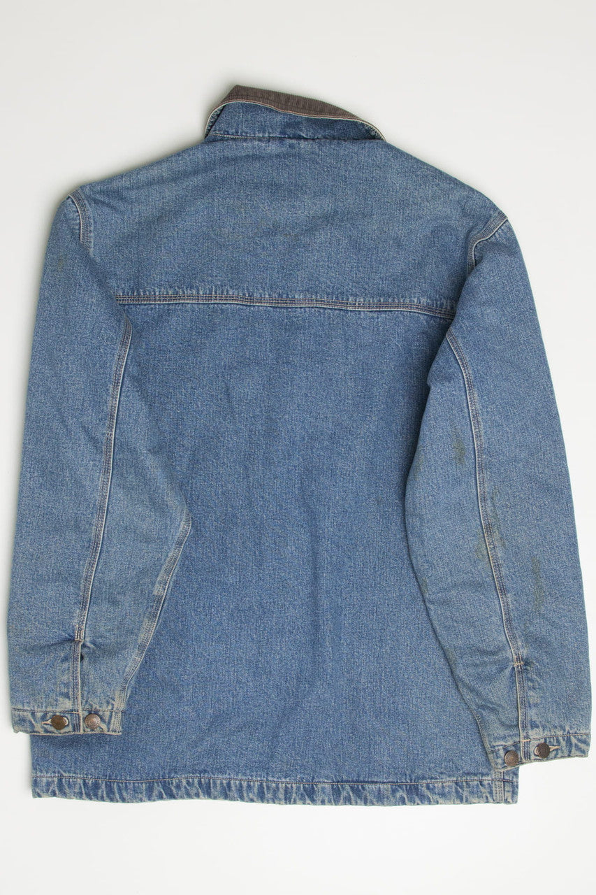 Vintage Lined Gap Corduroy Collar Denim Jacket
