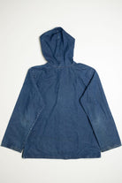 Vintage Chic Denim Hooded Jacket