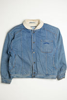 Vintage Red Camel Denim Jacket