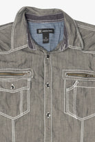Vintage Gray International Concepts Denim Jacket (2000s)