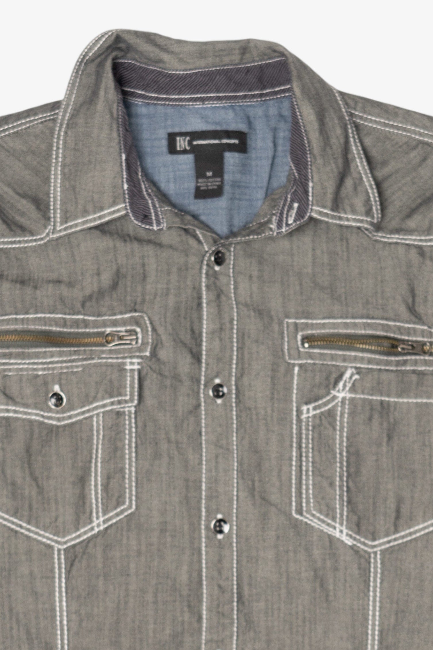 Vintage Gray International Concepts Denim Jacket (2000s)