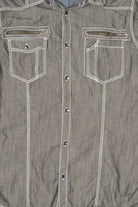 Vintage Gray International Concepts Denim Jacket (2000s)