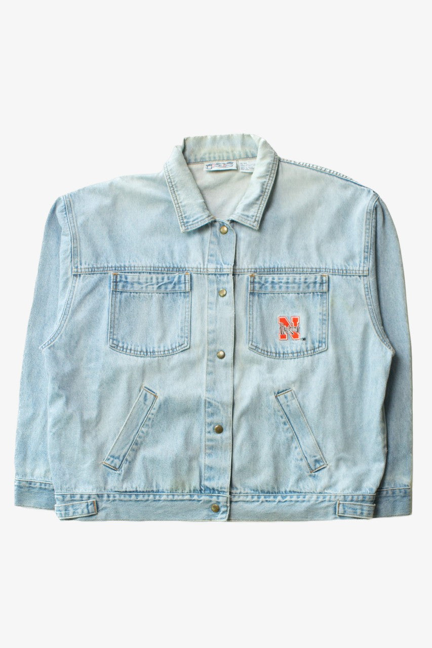 Vintage Nebraska Huskers Denim Jacket (1990s)