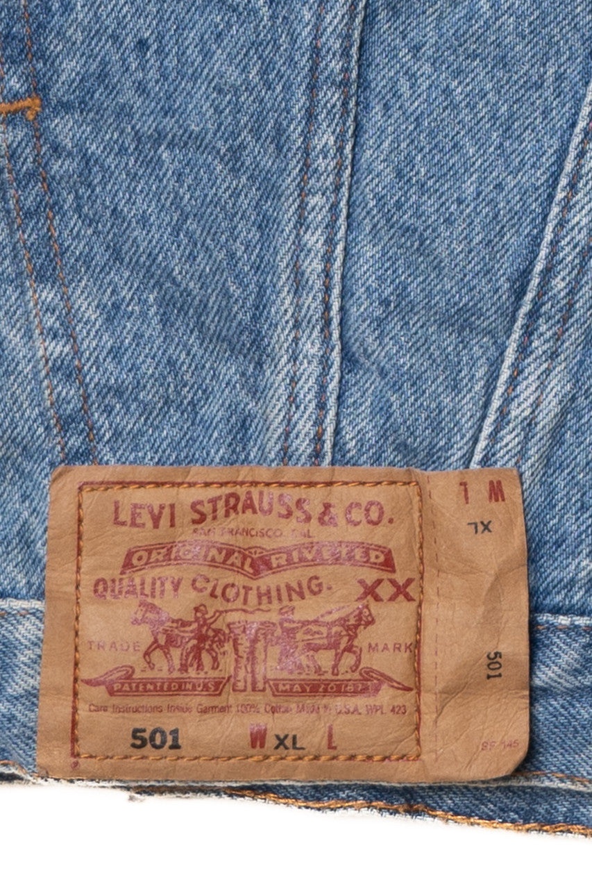 未開封2冊 501XX Levi's VINTAGE DENIM JACKETS Vintage LEVI's Denim Jean Trucker Jacket Tapestry Back Size