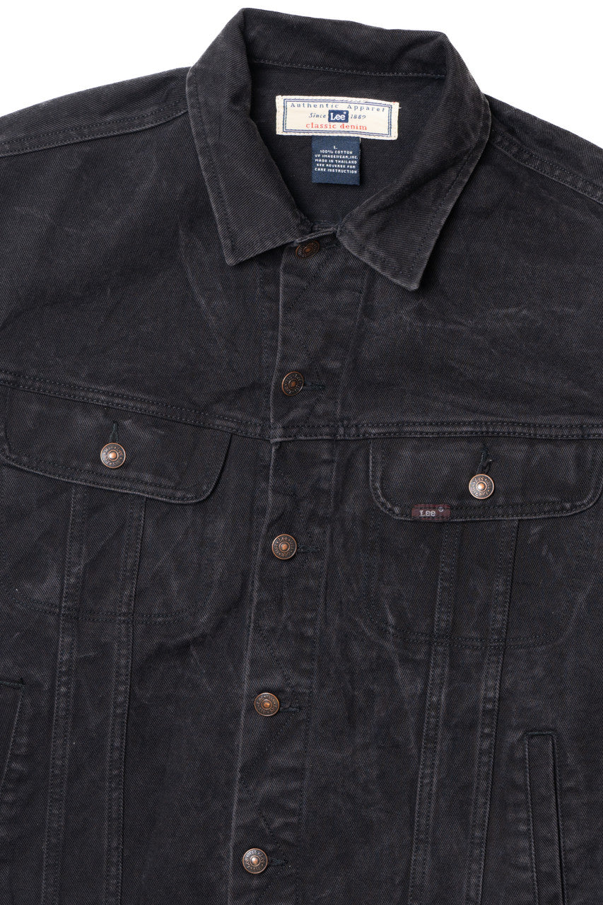 Vintage Lee Black Denim Jacket