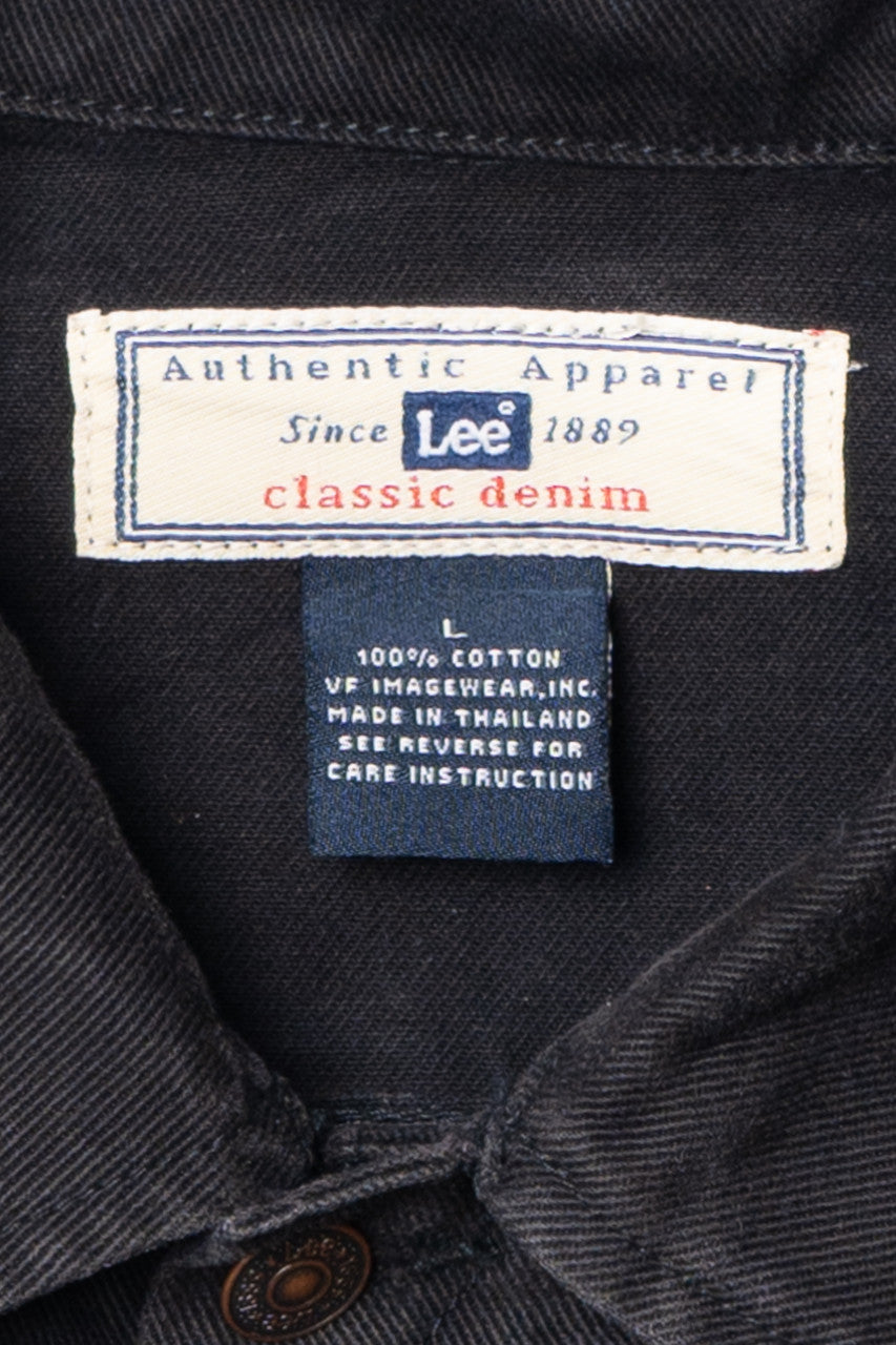 Vintage Lee Black Denim Jacket