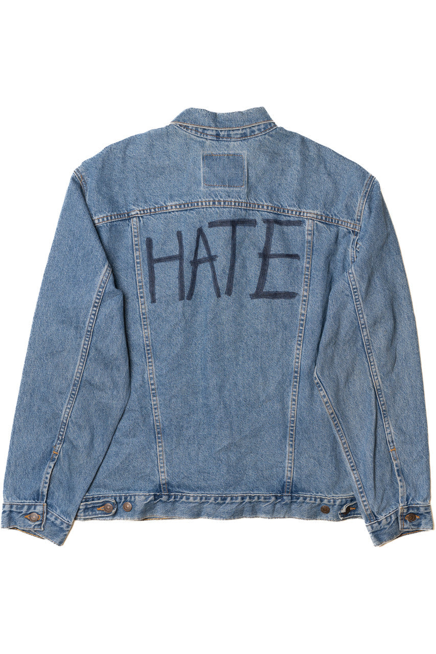 Vintage Levi's "HATE" Denim Jacket