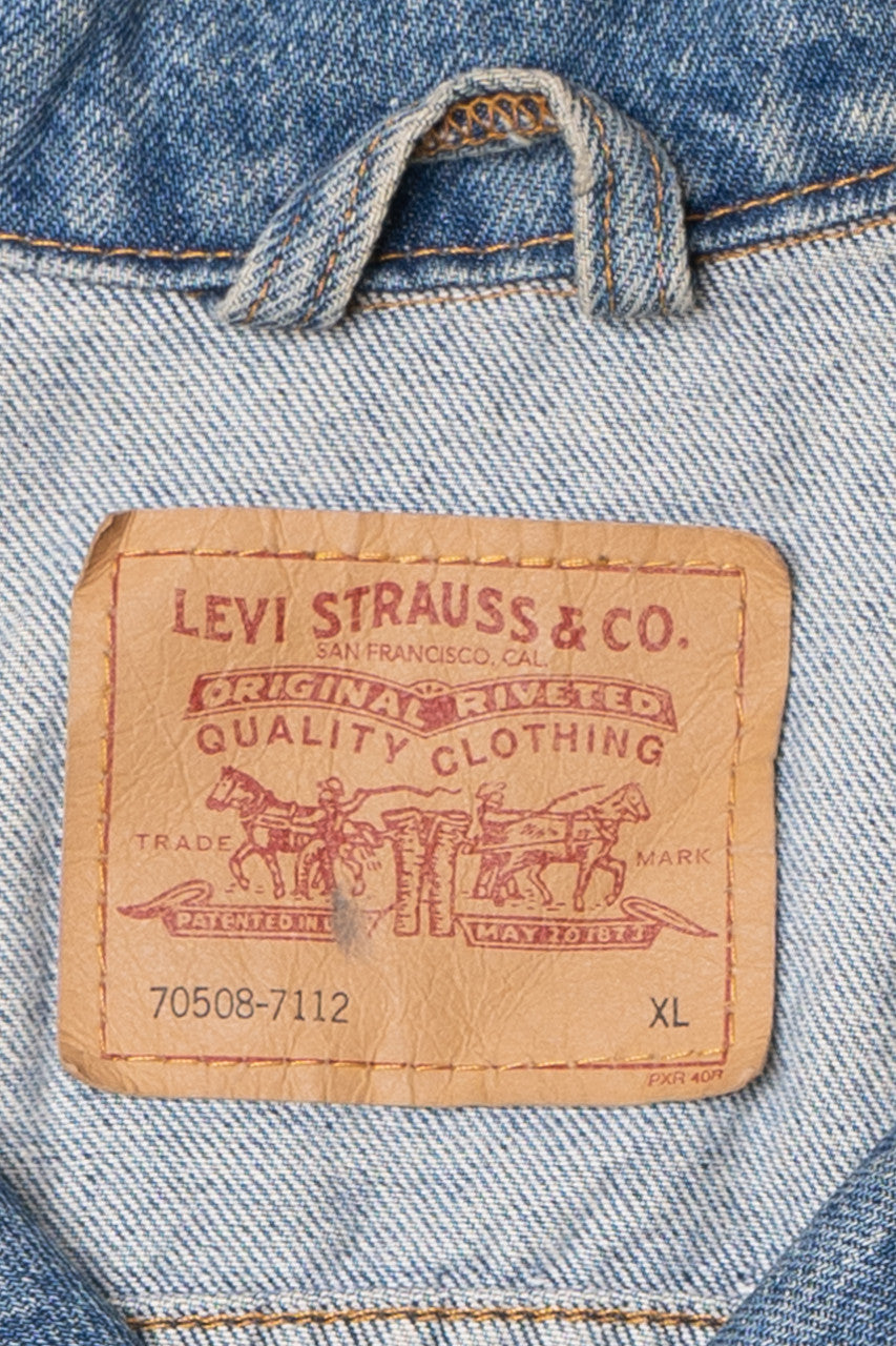 Vintage Levi's "HATE" Denim Jacket