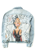 Vintage Lee Painted Cruella de Vil Denim Jacket 