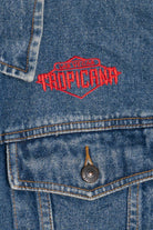 Vintage "Las Vegas Tropicana" Embroidered Logo Denim Jacket