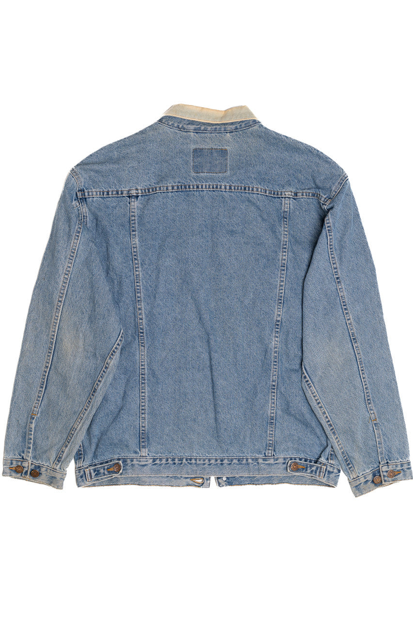 Vintage Khaki Collar Arizona Jean Co. Denim Jacket