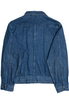 Vintage Lands' End Hidden Button Denim Jacket