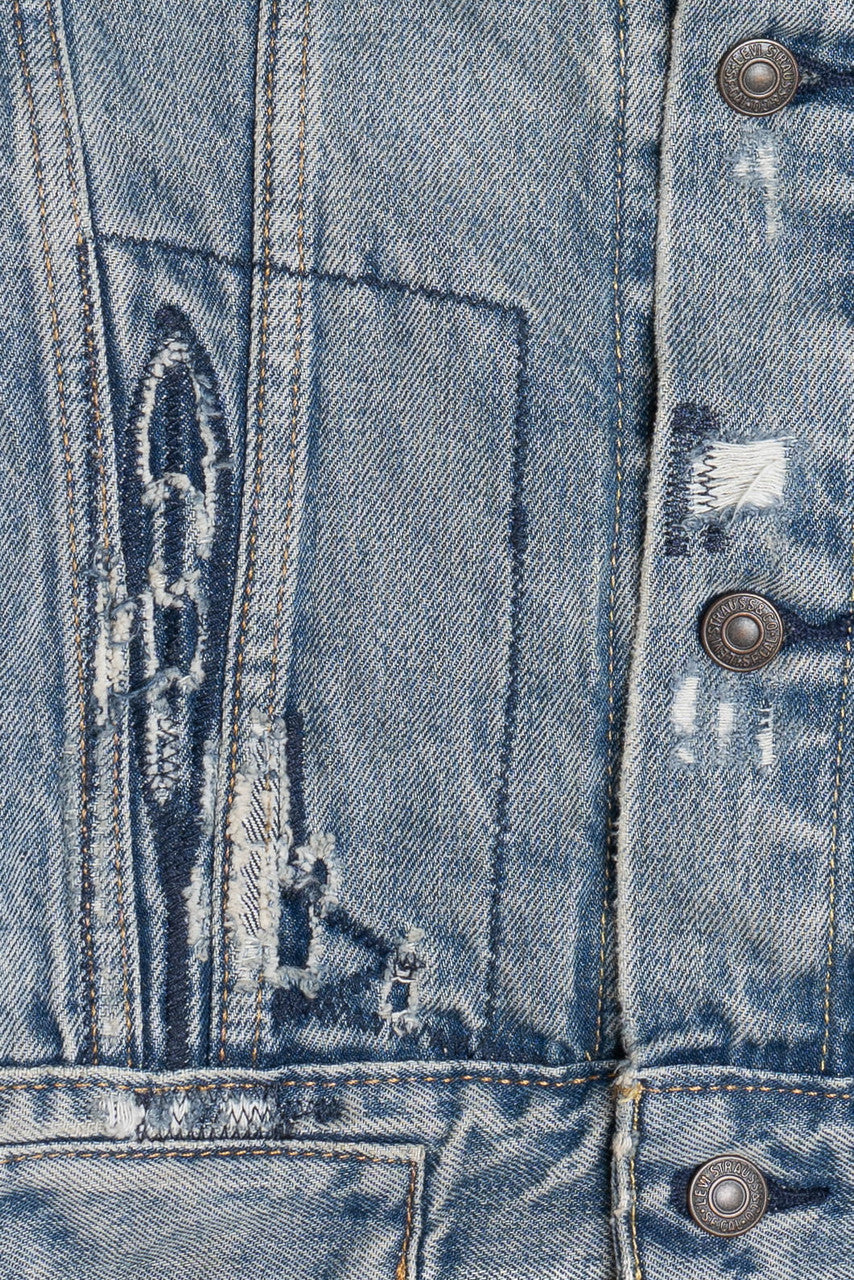 Distressed Levi's Denim Jacket 1576