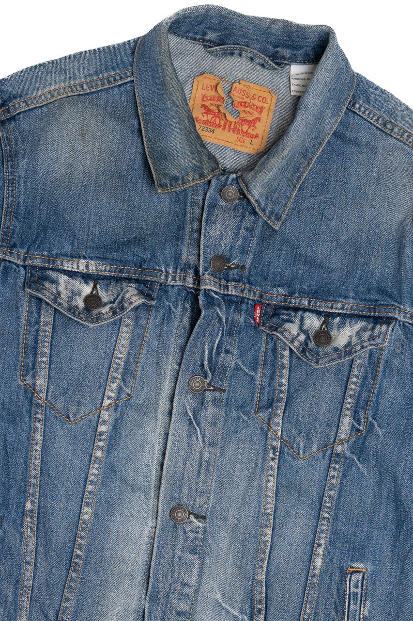 Distressed Levi's Denim Jacket 1578