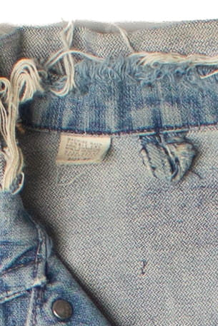 Vintage Thrashed Wrangler Denim Jacket (1990s)