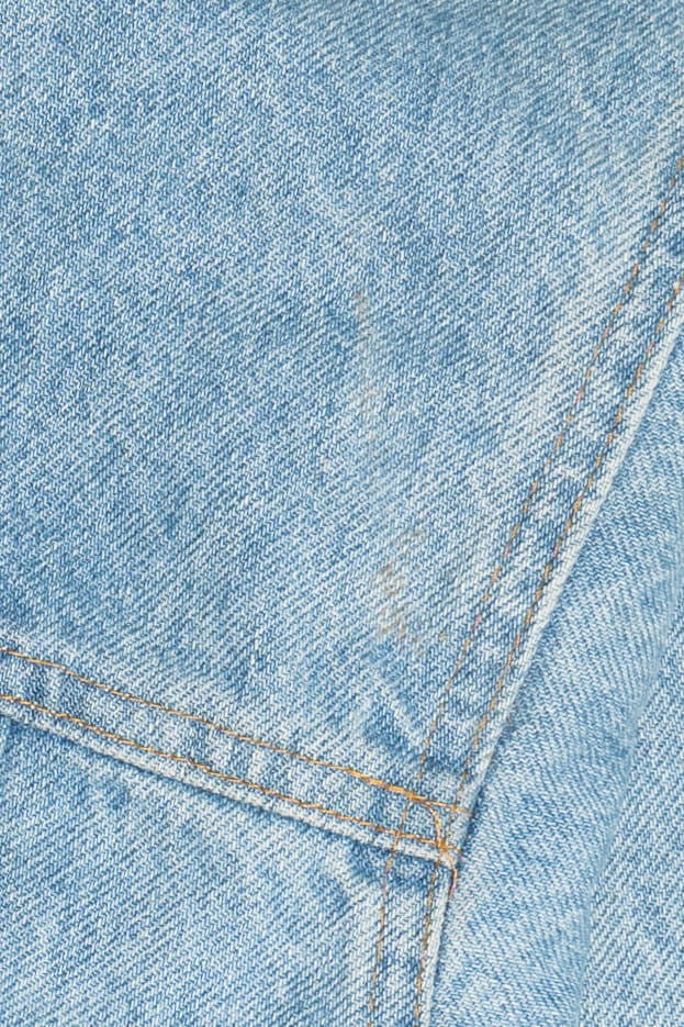 Vintage Upcycled Harley Davidson "Motor City" Patch Denim Jacket 1588