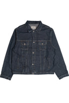 Upcycled Harley Davidson "ABC" Michigan Back Patch Denim Jacket