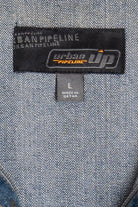 Upcycled Harley Davidson Atlanta Georgia Back Patch Denim Jacket 1606