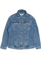 Upcycled Harley Davidson Sunset Back Patch Denim Jacket 1611