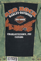 Upcycled Harley Davidson Back Patch Ragged Priest Denim Jacket