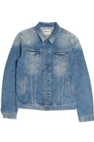 Upcycled Harley Davidson Sonoma County Back Patch Denim Jacket 1615