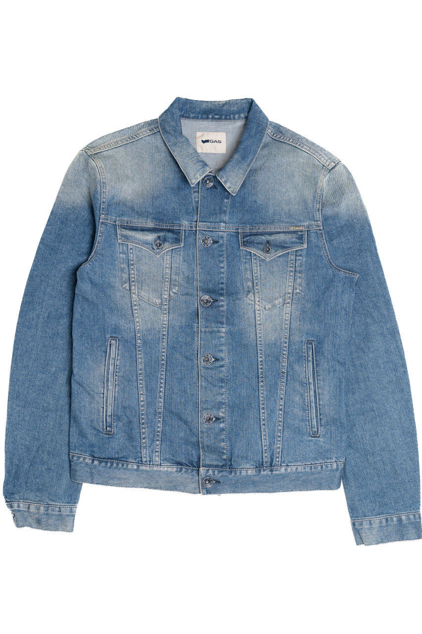 Upcycled Harley Davidson Sonoma County Back Patch Denim Jacket 1615