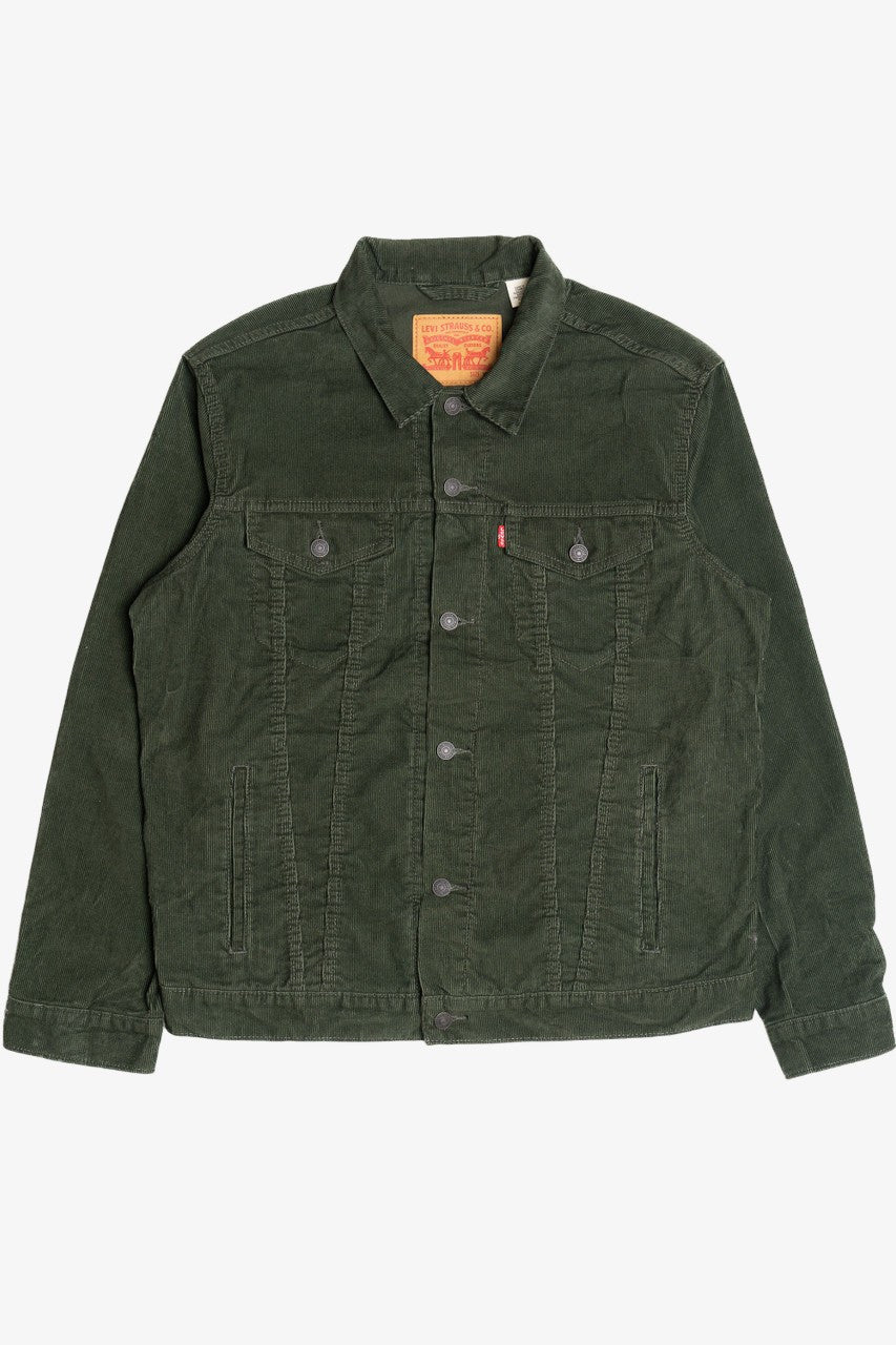 Levi's Dark Green Corduroy Denim Jacket
