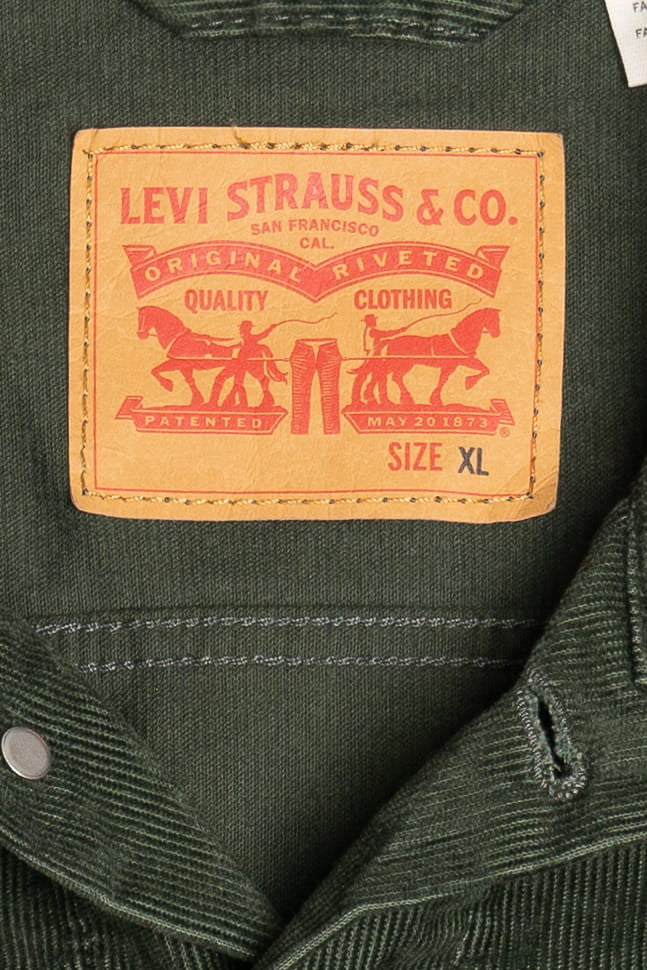 Levi's Dark Green Corduroy Denim Jacket