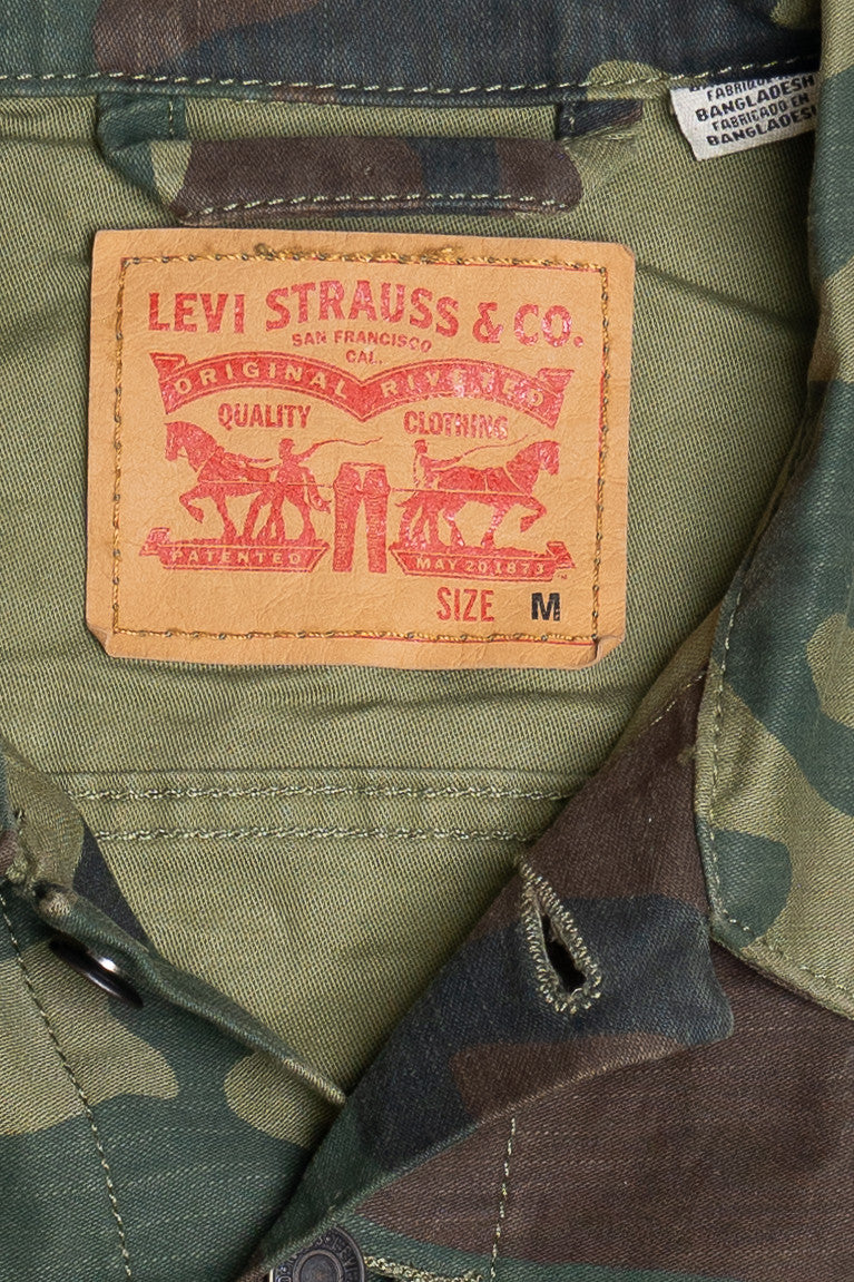 Levi's Camo Print Denim Jacket