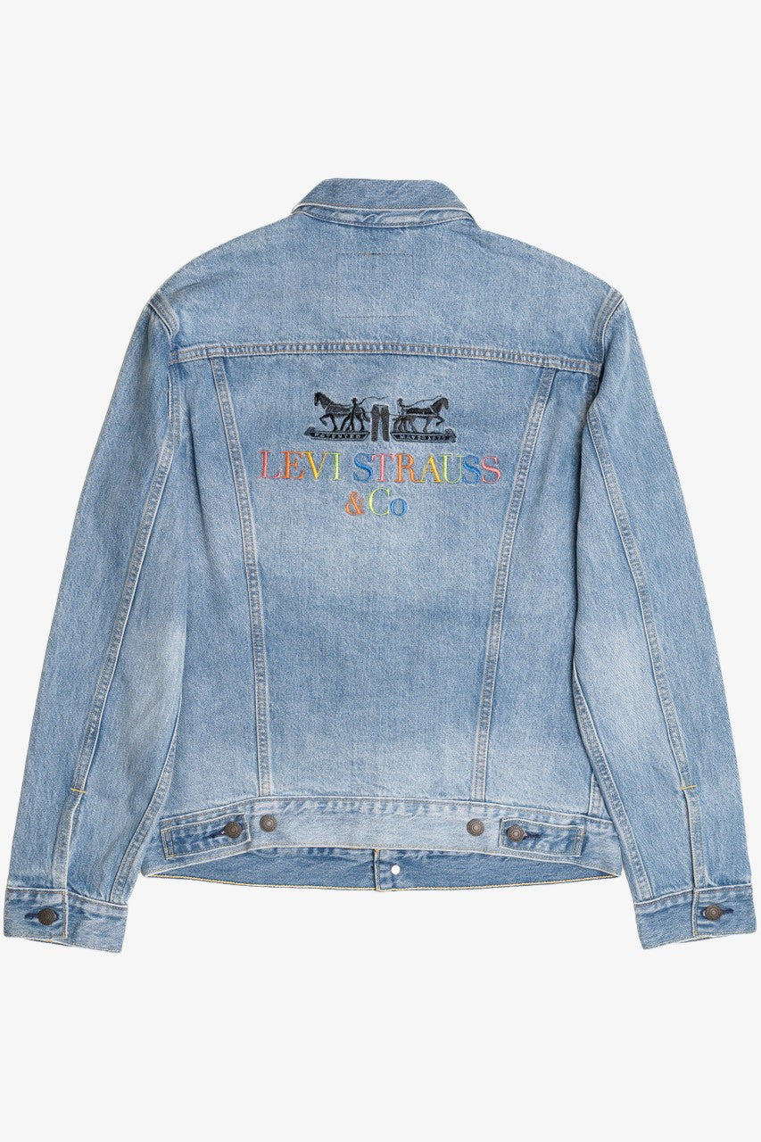 "Levi Strauss & Co." Embroidered Levi's Premium Denim Jacket