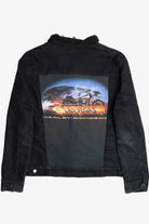 Upcycled Harley Davidson Las Vegas Back Patch Denim Jacket 1626