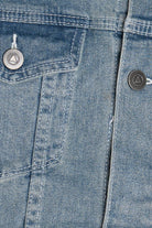 Upcycled Harley Davidson "Flat Track Racing" Back Patch Denim Jacket