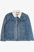 Levi's Premium Denim Faux Sherpa Lined Jacket 1634