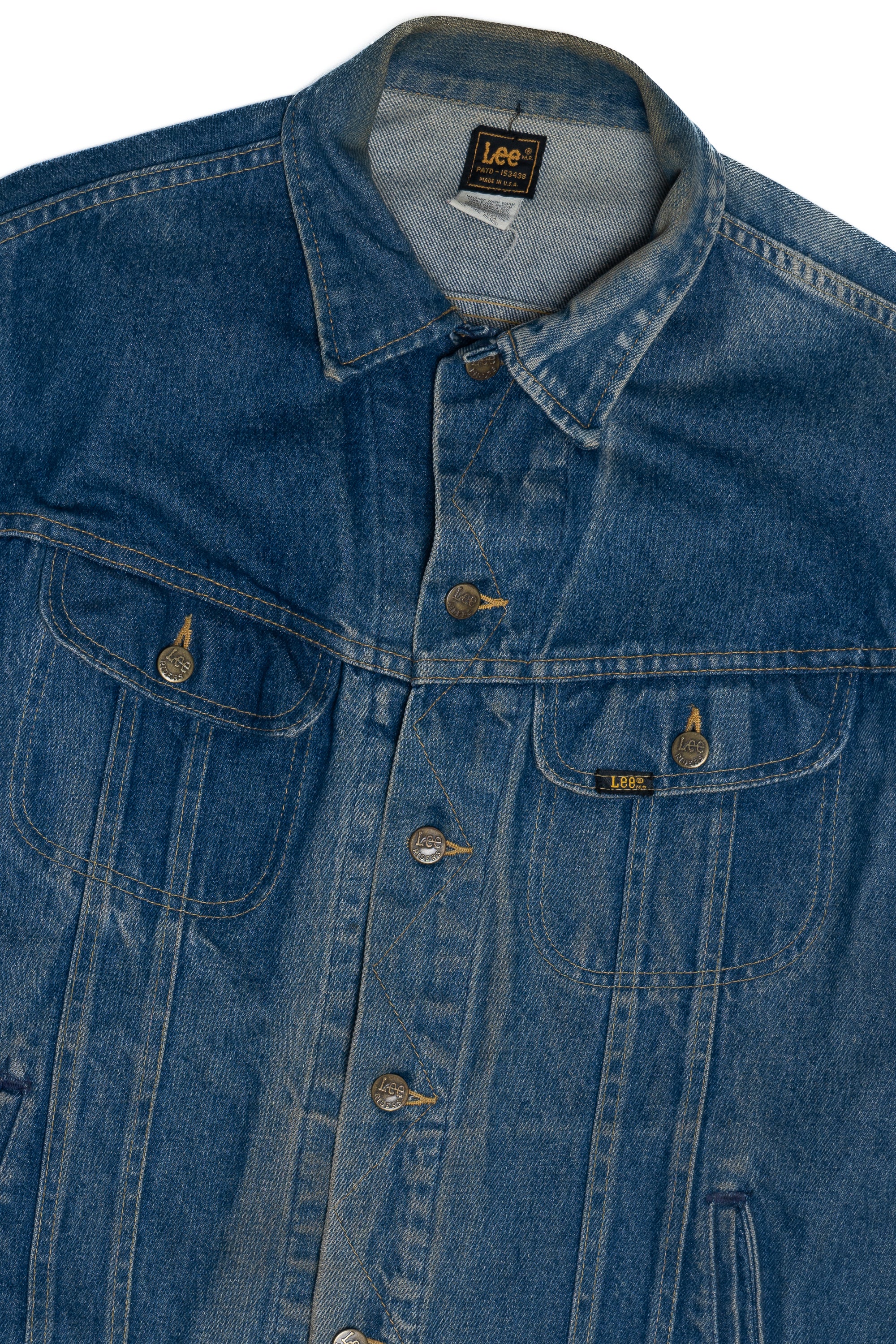 Vintage Distressed Lee Denim Jacket