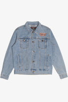 Vintage Looney Tunes Member's Only Distressed Screen Print Denim Jacket (1990s)